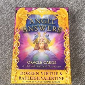✅ COMPLETE SET - ANGEL ANSWERS- oracle cards and guide book